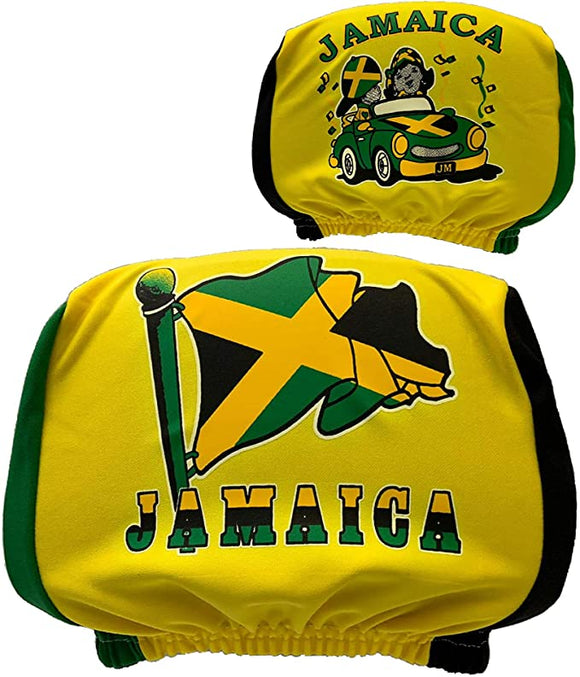 Jamaica flag headrest cover/Country flag vehicle decoration