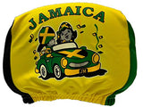 Jamaica flag headrest cover/Country flag vehicle decoration