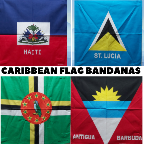 Caribbean carnival flags