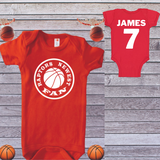 Name and Number Personalize Onesie