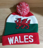 Wales Knitted Beanie Toque